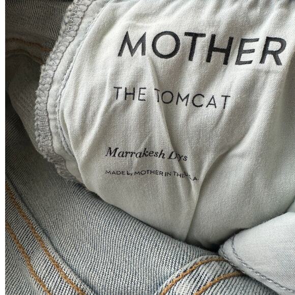 NWT Mother Light Acid Wash Button Fly tomcat Marrakesh Jeans 32 - Picture 8 of 16